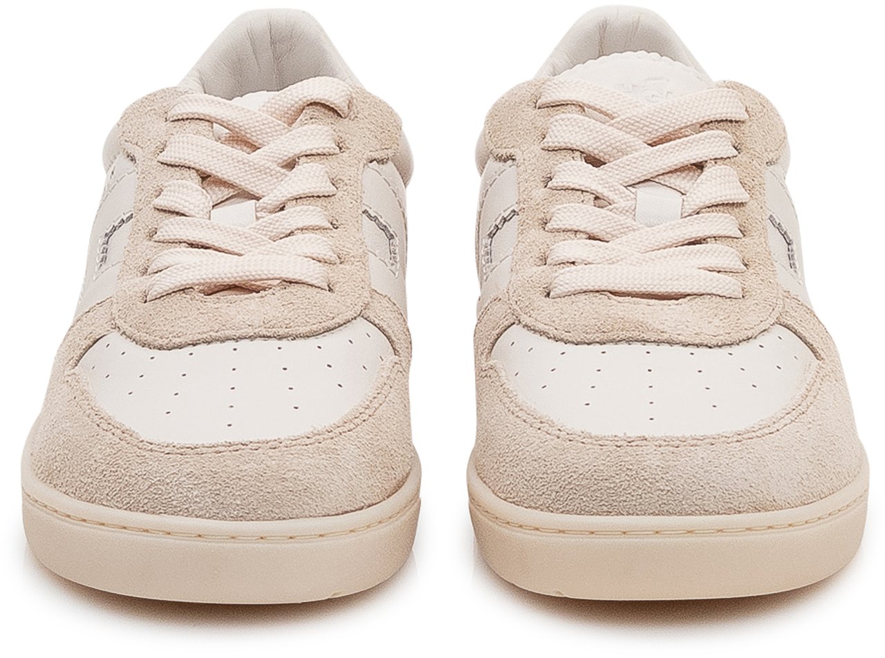 HOGAN Sneaker in Pelle e Suede con Logo Laterale Wit
