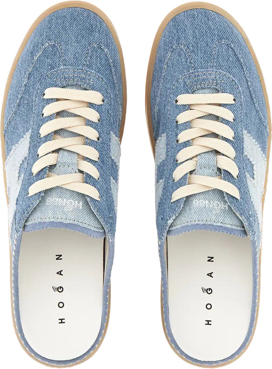 HOGAN Sneakers Denim Lichtblauw