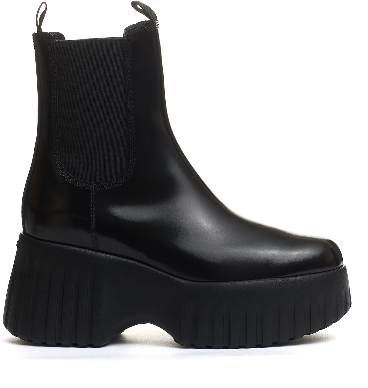 HOGAN Stivaletto H Stripes Pelle Nero Zwart