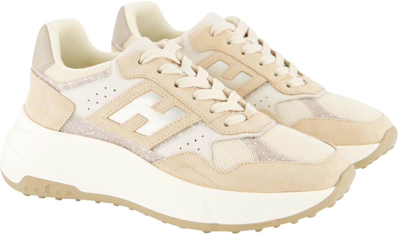 HOGAN Dames H669 Sneaker Beige Beige