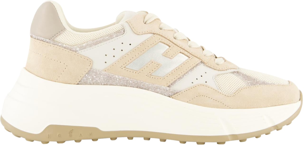 HOGAN Dames H669 Sneaker Beige Beige