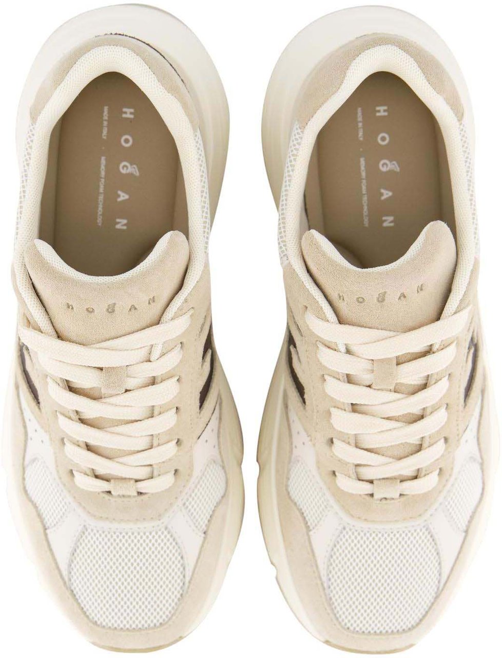 HOGAN Dames H669 Sneaker Beige Beige