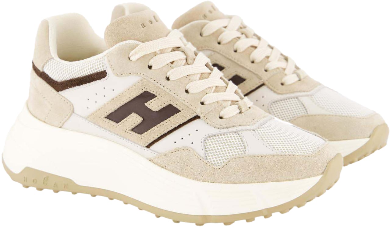 HOGAN Dames H669 Sneaker Beige Beige