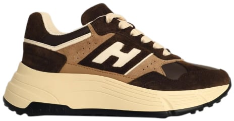 HOGAN Sneakers Brown Bruin