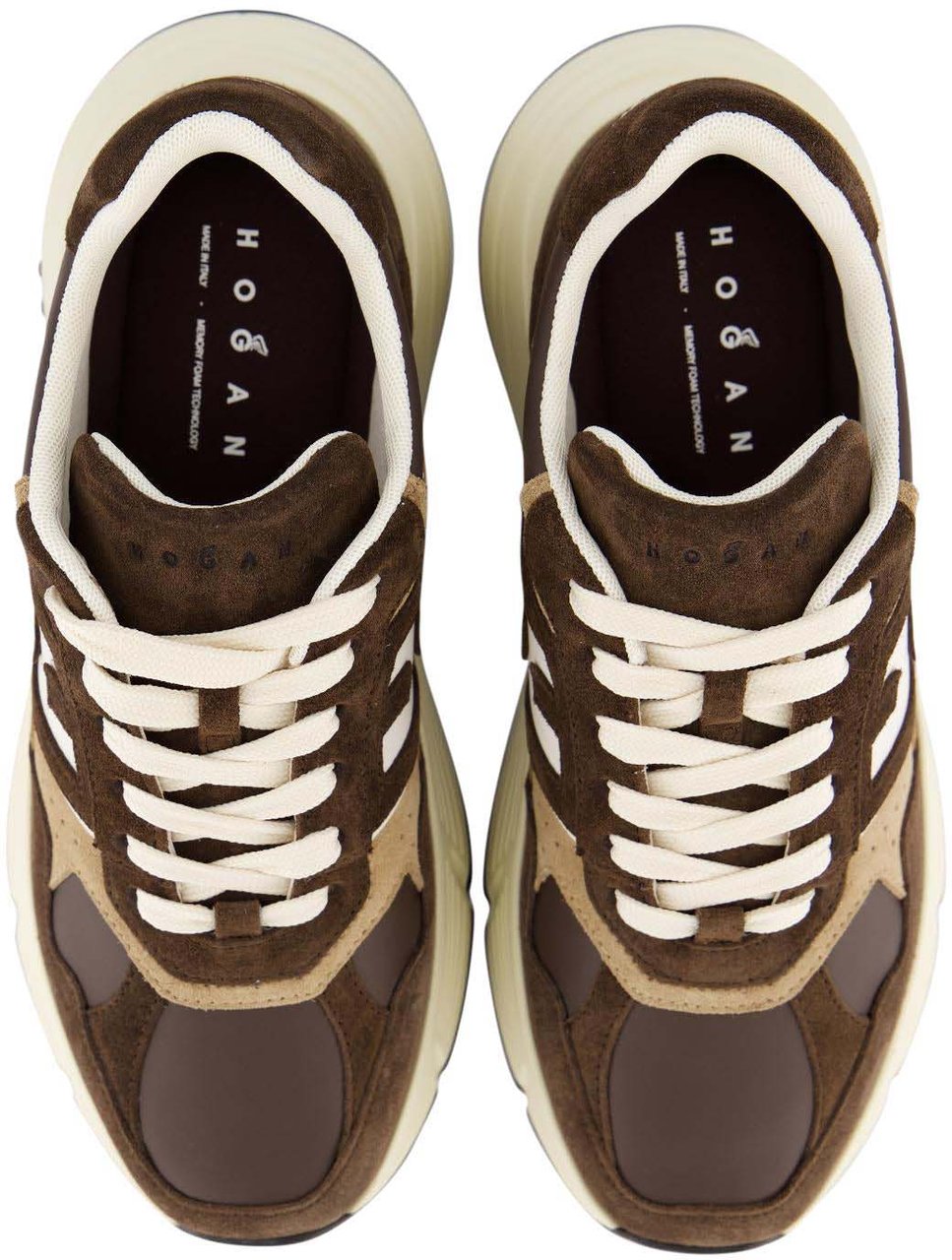 HOGAN Dames H669 Sneaker Bruin Bruin