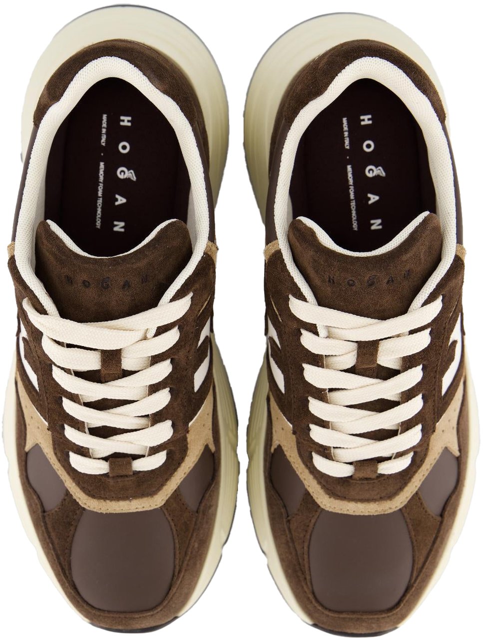HOGAN Dames H669 Sneaker Bruin Bruin