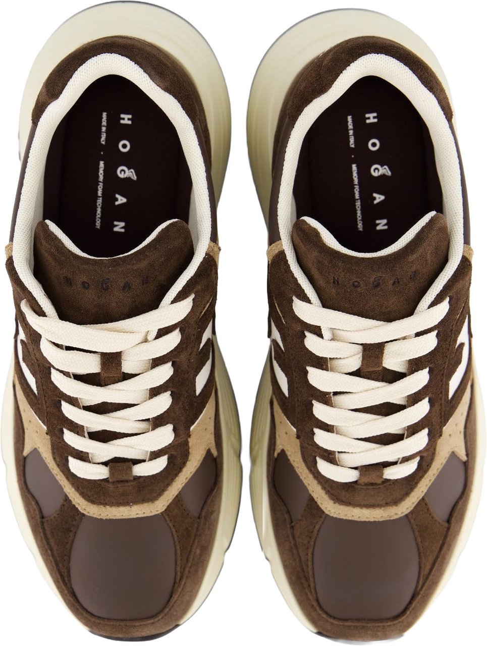 Hogan Dames H669 Sneaker Bruin Bruin