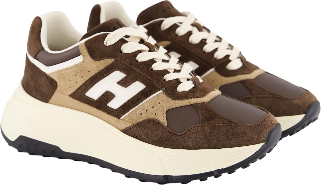 Hogan Dames H669 Sneaker Bruin Bruin