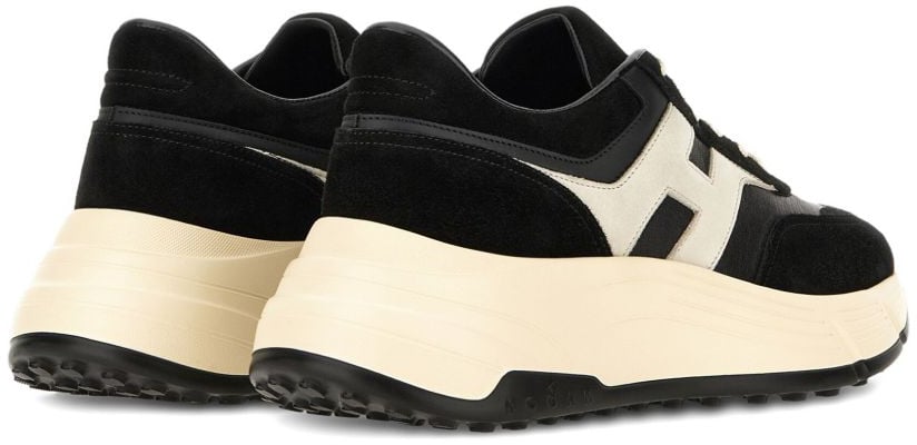 HOGAN Dames H669 Sneaker Zwart/Wit Zwart