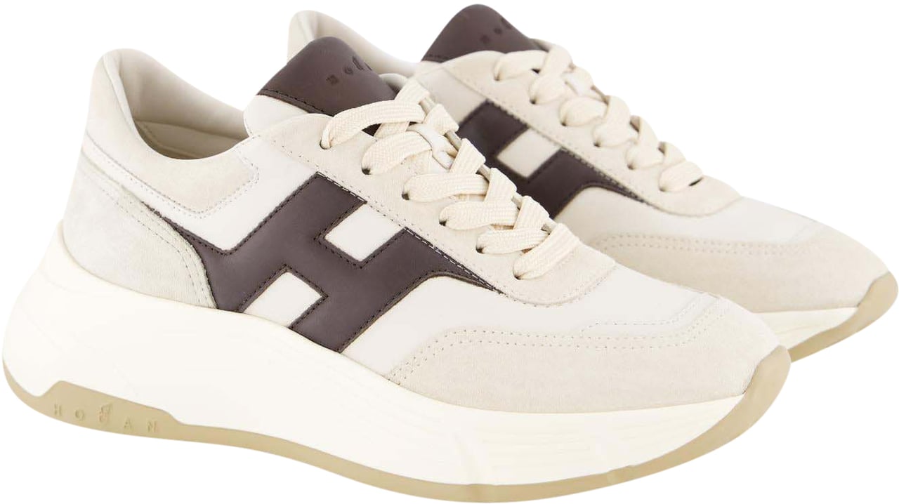 HOGAN Dames H669 Sneaker Beige Beige