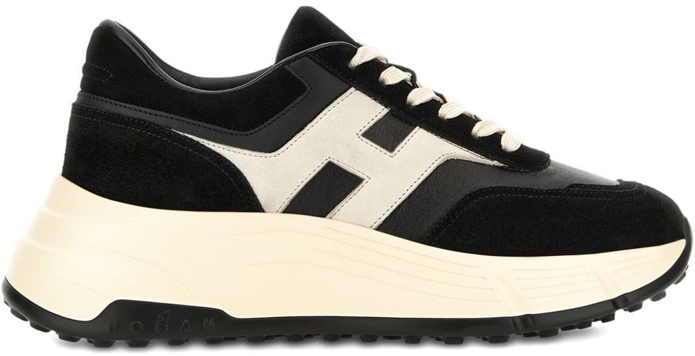 HOGAN Dames H669 Sneaker Zwart/Wit Zwart