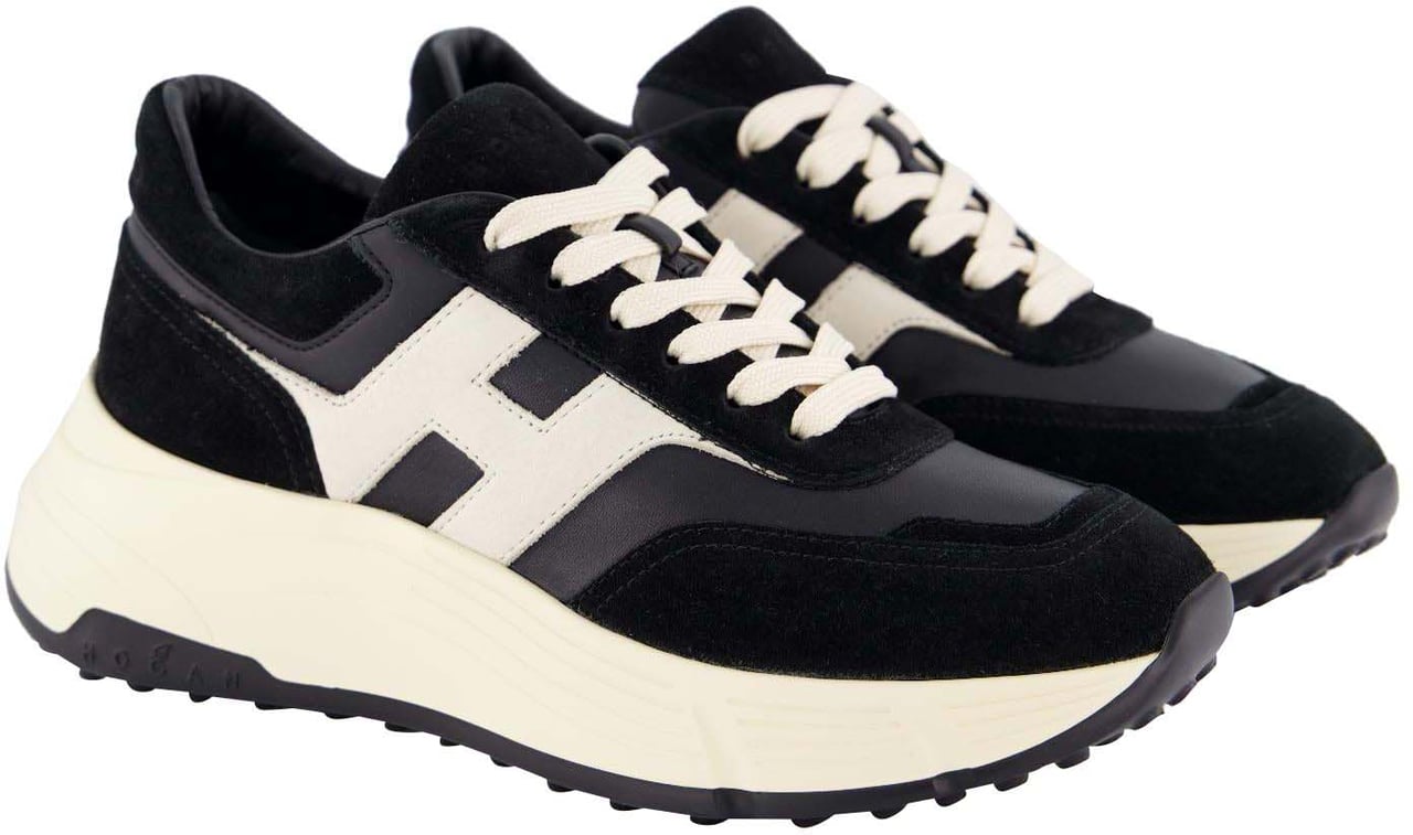 HOGAN Dames H669 Sneaker Zwart/Wit Zwart
