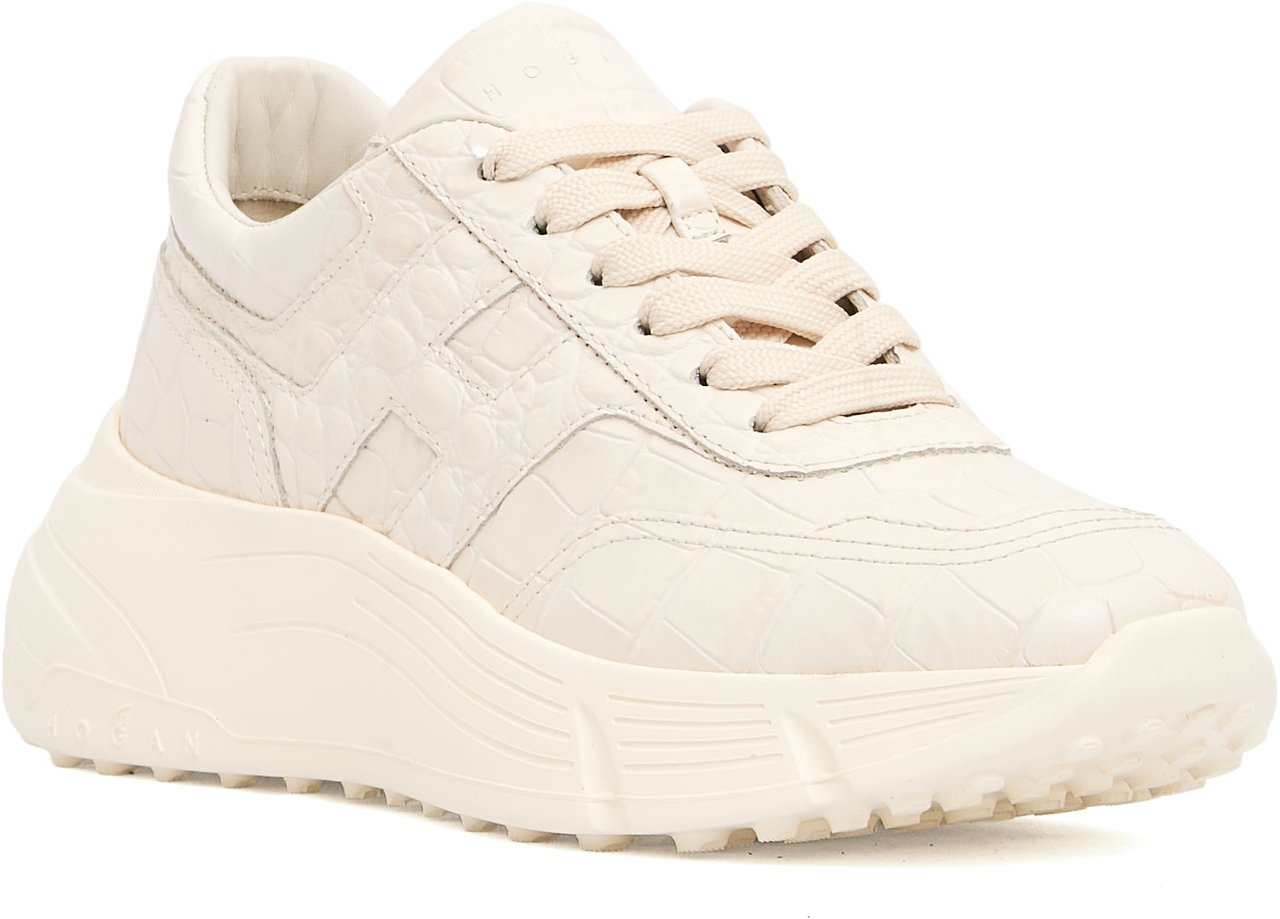 HOGAN Running H669 Hi Fi Pelle Bianco Cocco Wit