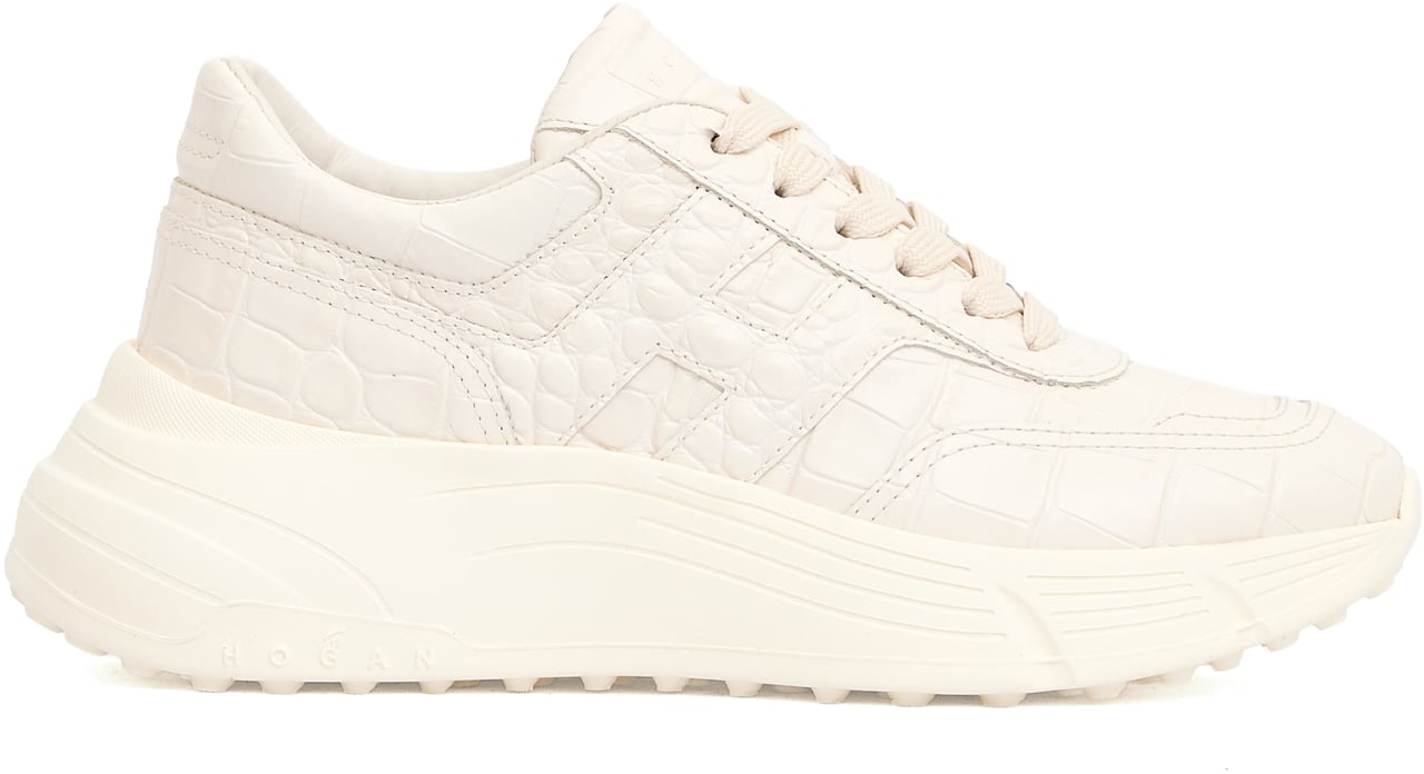 HOGAN Running H669 Hi Fi Pelle Bianco Cocco Wit