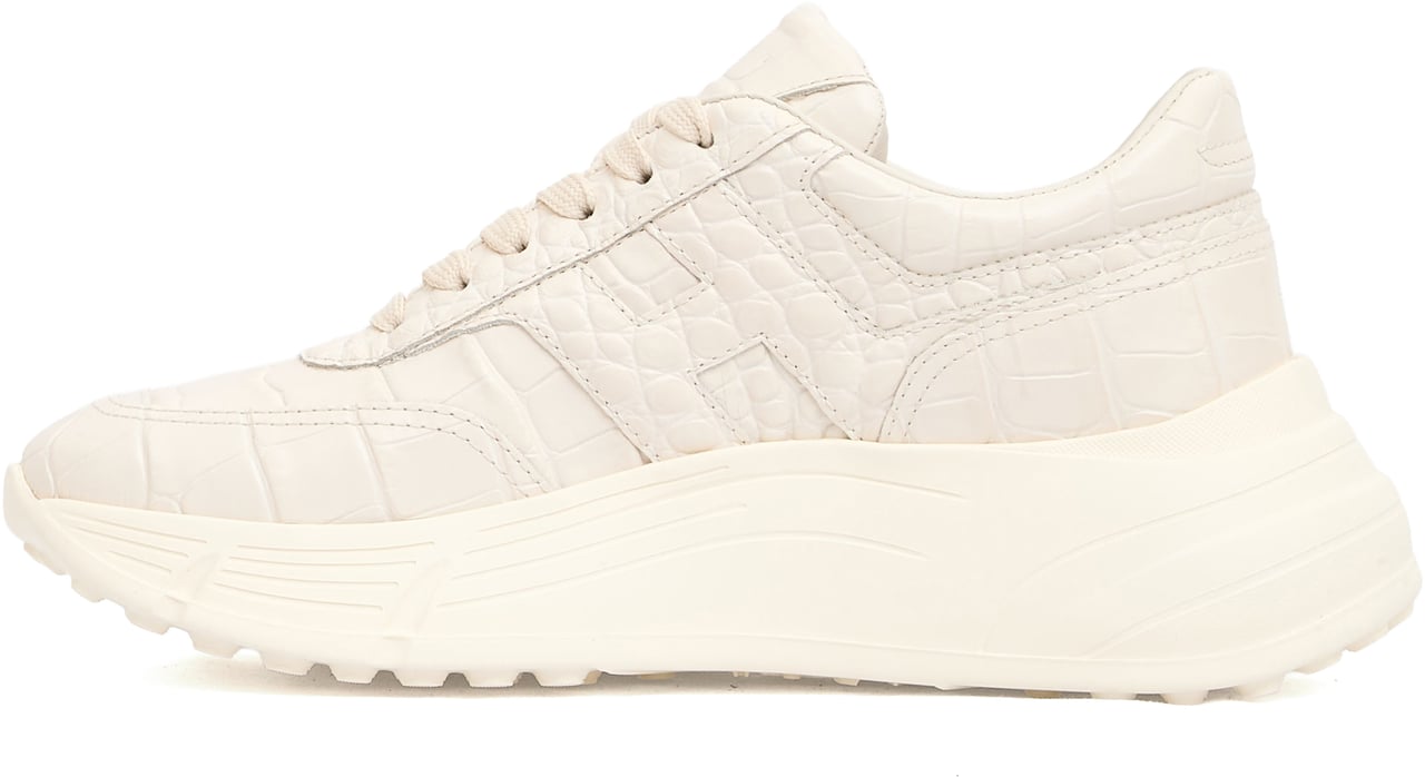 HOGAN Running H669 Hi Fi Pelle Bianco Cocco Wit
