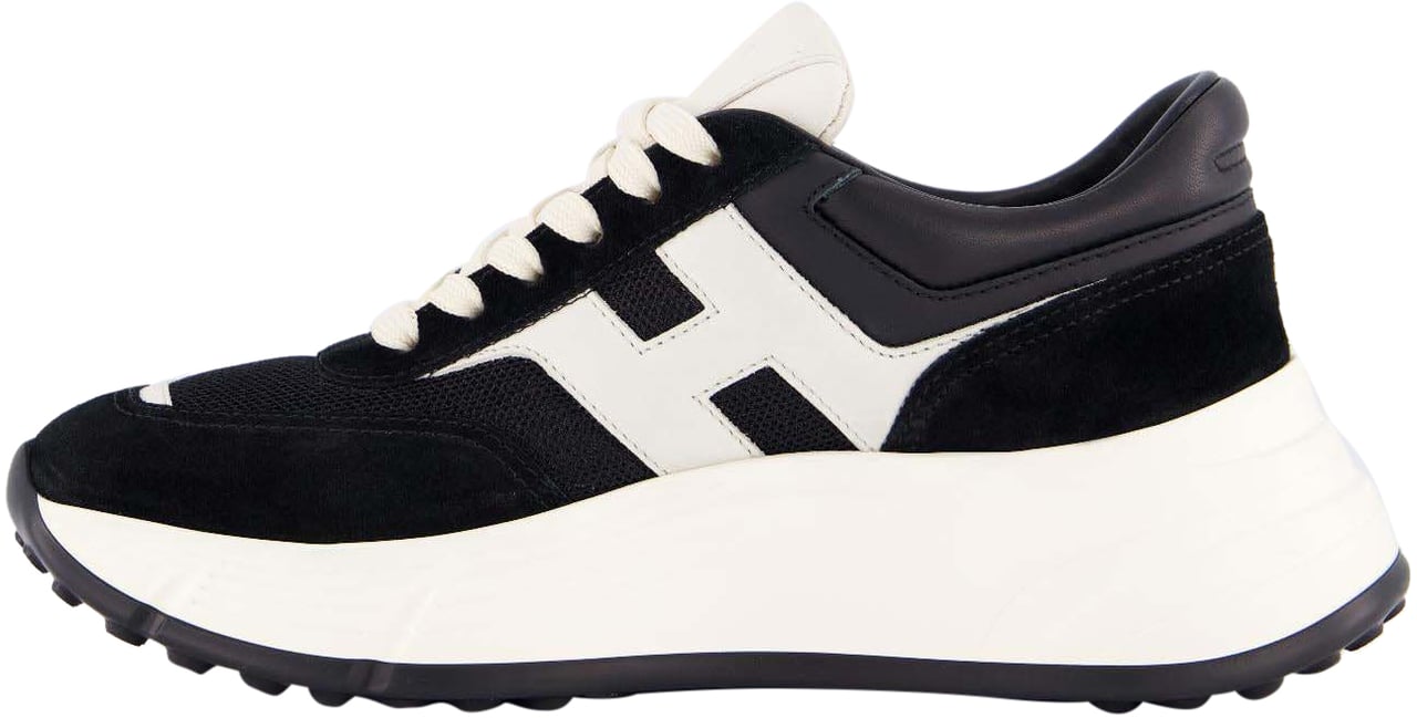 HOGAN Dames H669 Sneaker Zwart/Wit Zwart