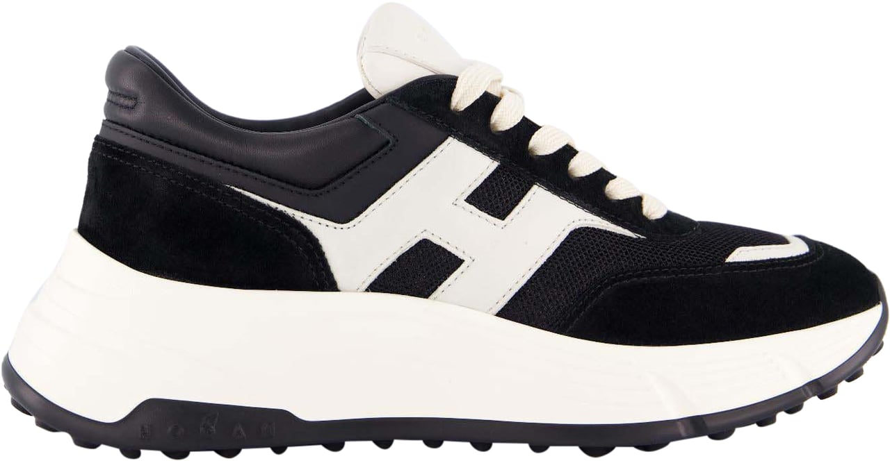 HOGAN Dames H669 Sneaker Zwart/Wit Zwart