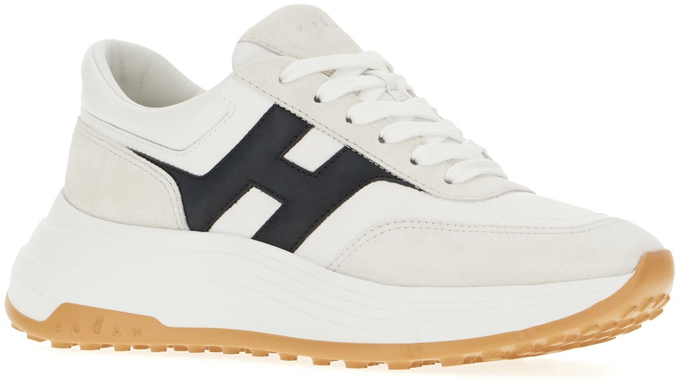 HOGAN Hogan Multicolor leather and suede H669 sneakers Divers