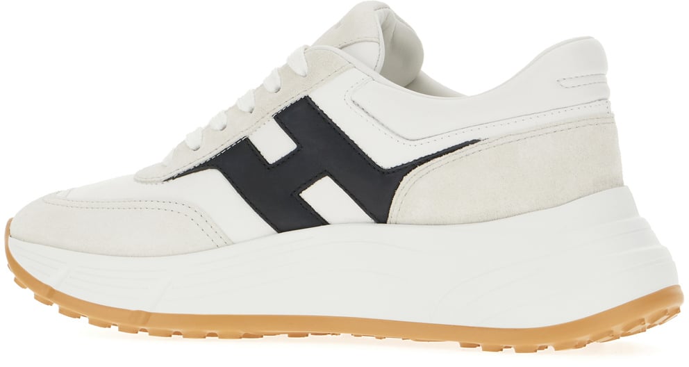 HOGAN Hogan Multicolor leather and suede H669 sneakers Divers