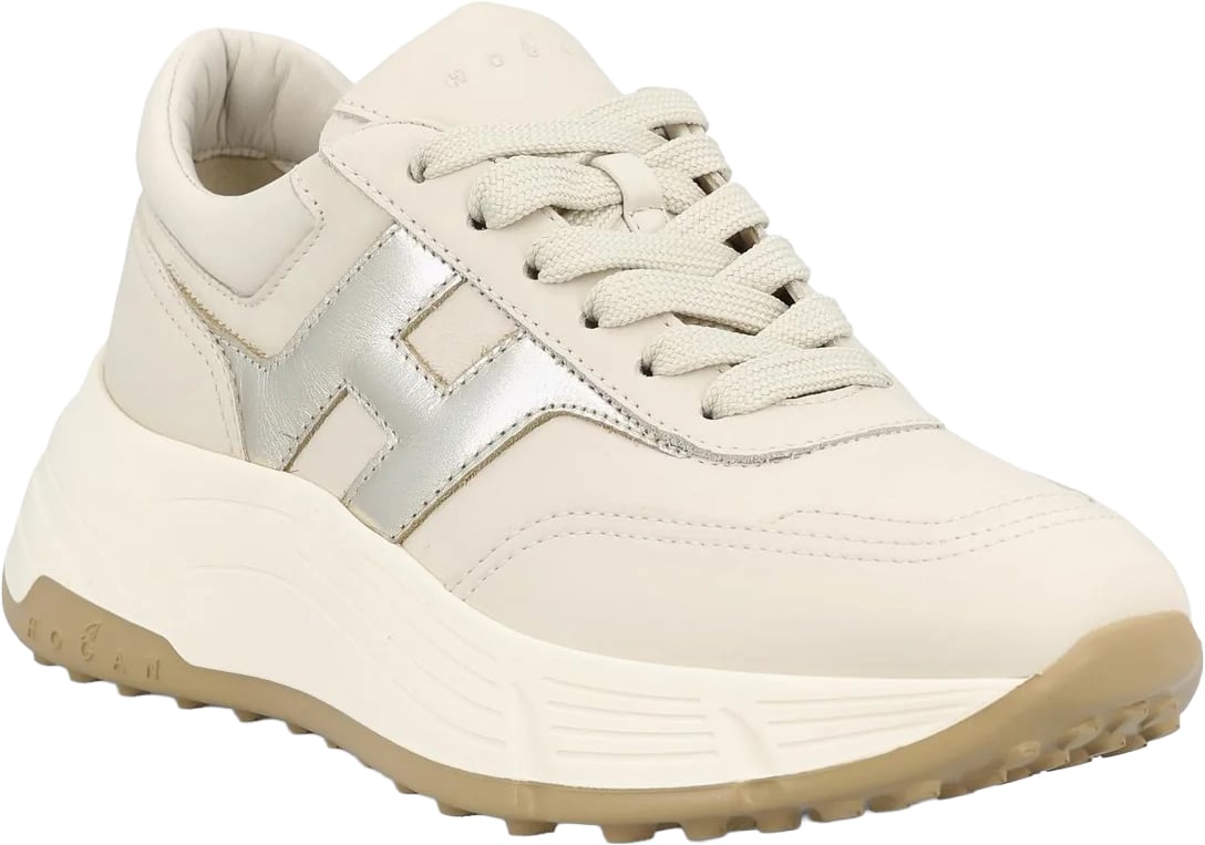 HOGAN Flat Shoes Yogurt Wit