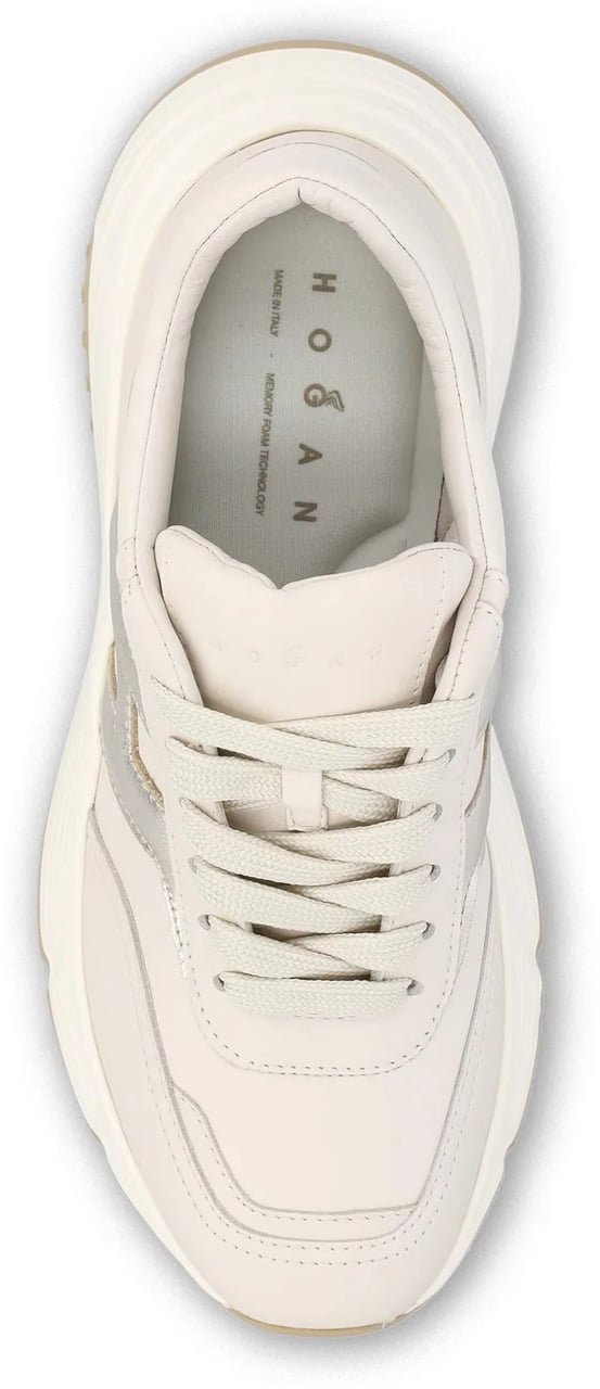 HOGAN Flat Shoes Yogurt Wit