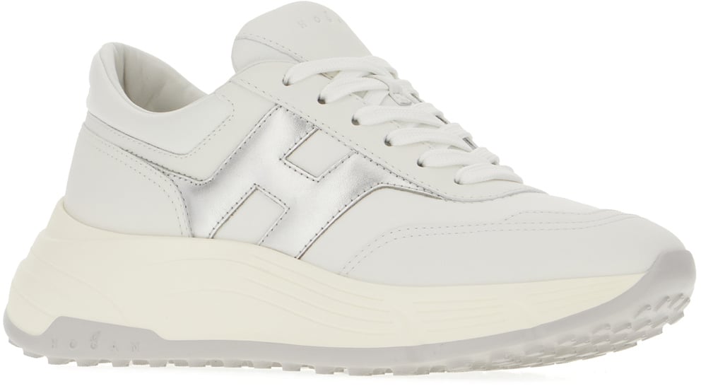 HOGAN HOGAN White leather H669 sneakers Wit