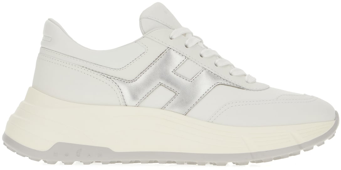 HOGAN HOGAN White leather H669 sneakers Wit
