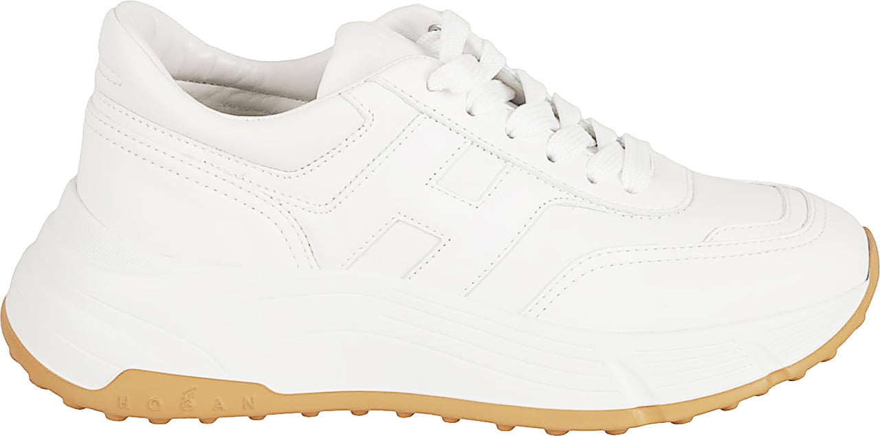 HOGAN 'Hi-Fi' White Leather Sneakers Wit