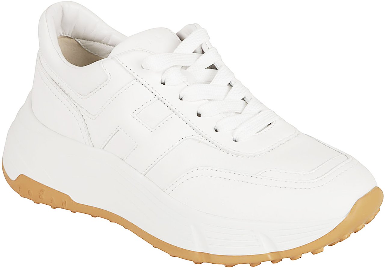 HOGAN 'Hi-Fi' White Leather Sneakers Wit
