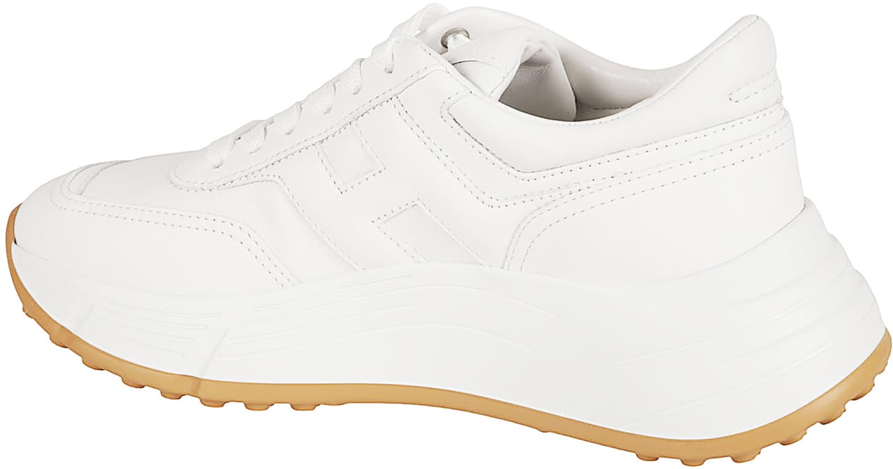 HOGAN 'Hi-Fi' White Leather Sneakers Wit
