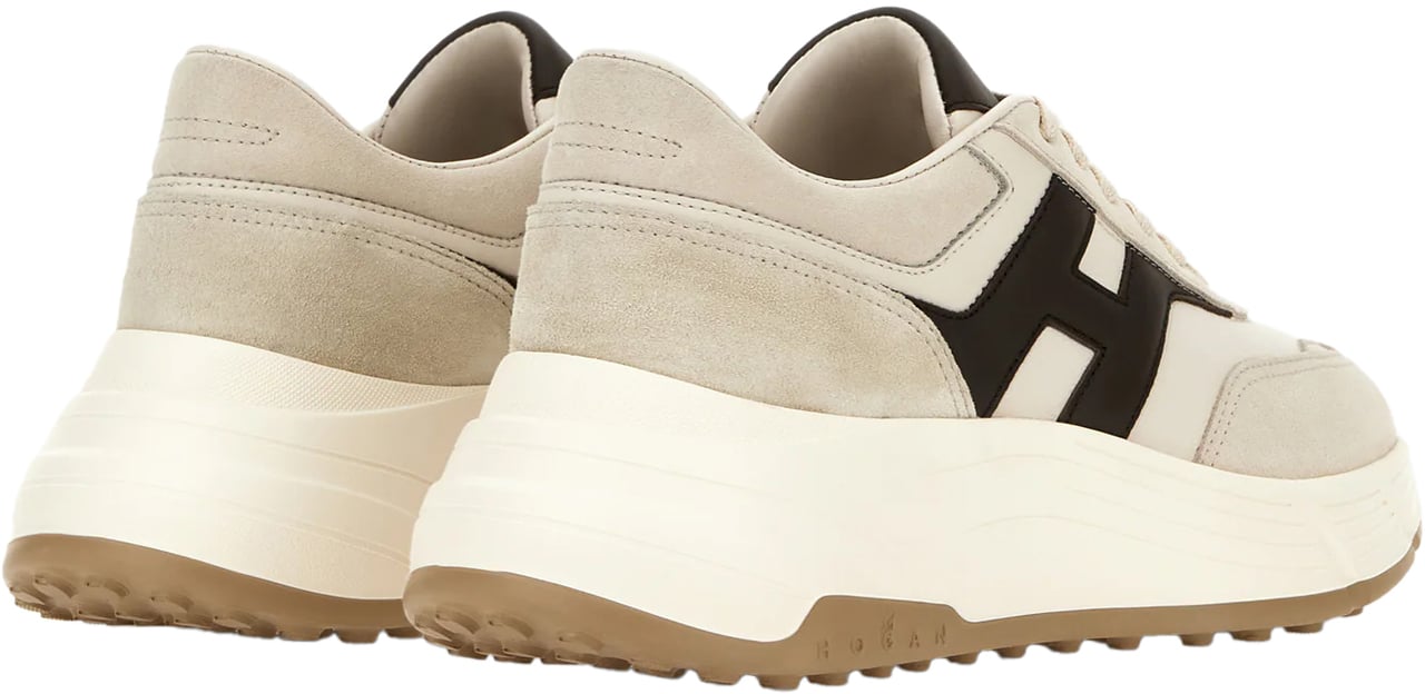 HOGAN Flat Shoes Beigemarrone Bruin