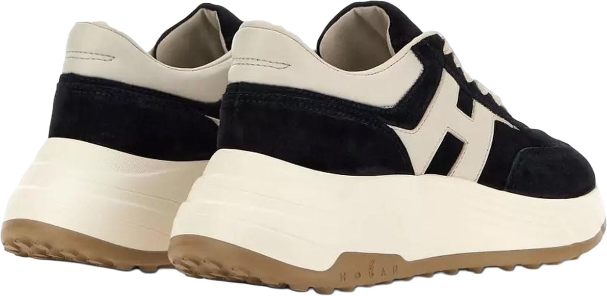 Hogan Dames H669 Allacciato H sneakers Zwart