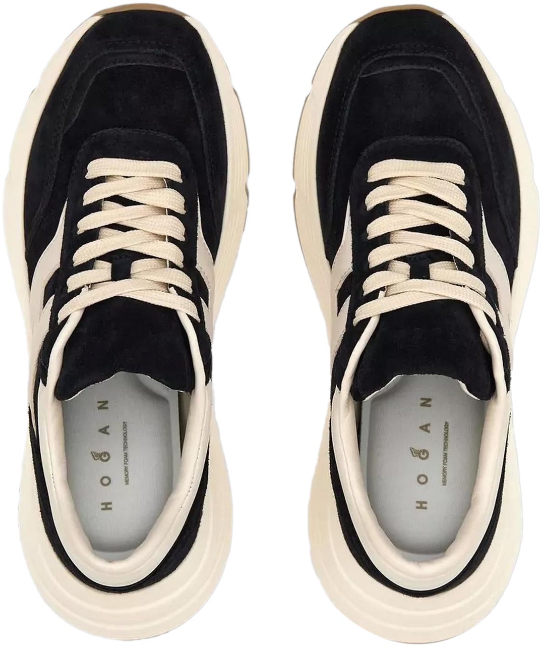 HOGAN Dames H669 Allacciato H Zwart