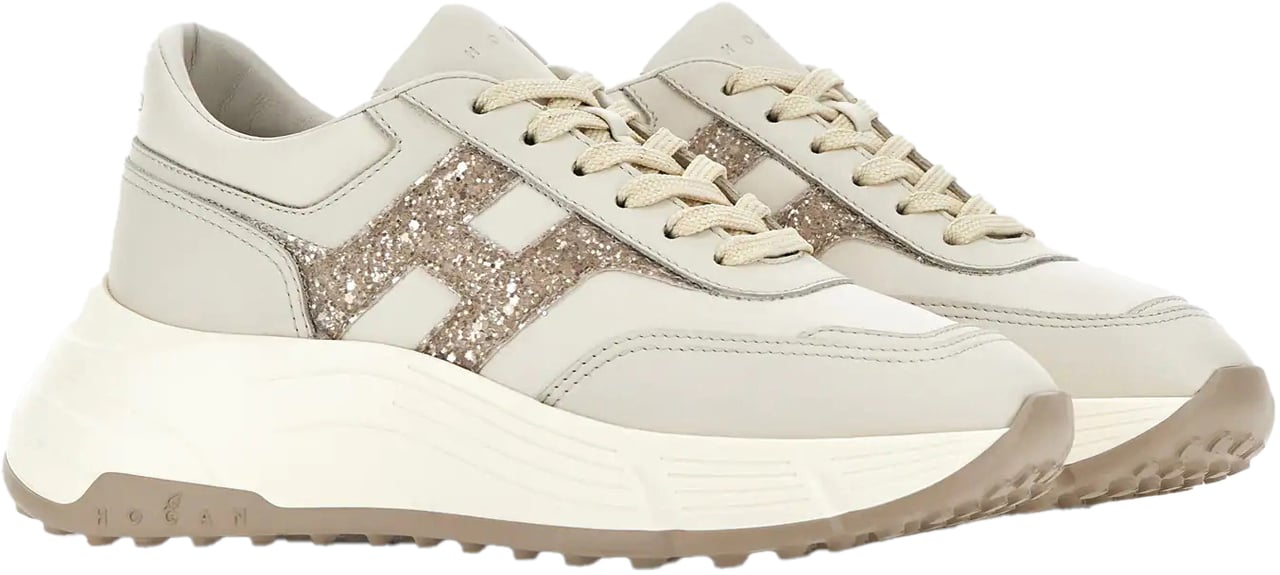 HOGAN Flat Shoes Yogurt Wit