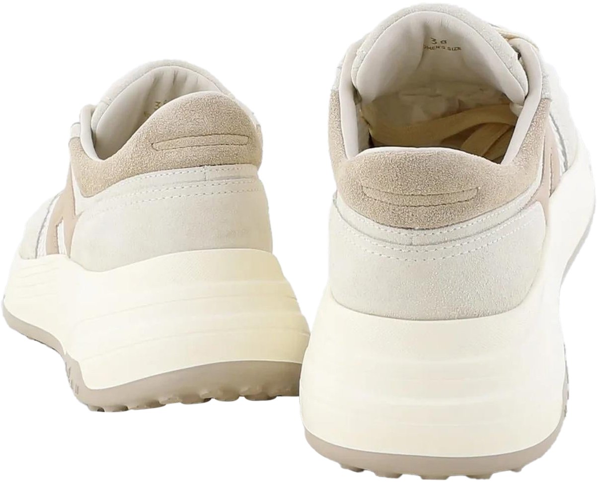 HOGAN Dames H669 Allacciato H Tessuto Beige