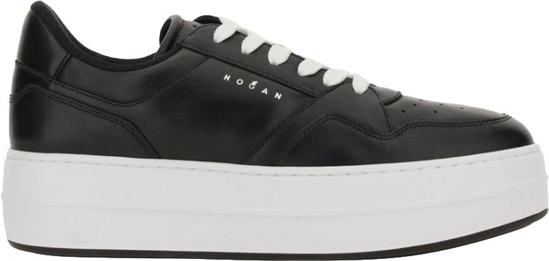 HOGAN Sneakers H670 Lace-Up Zwart
