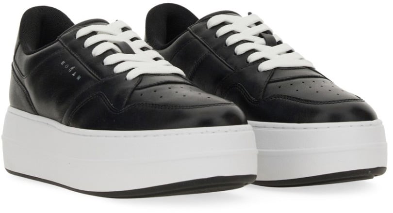 HOGAN Sneakers H670 Lace-Up Zwart
