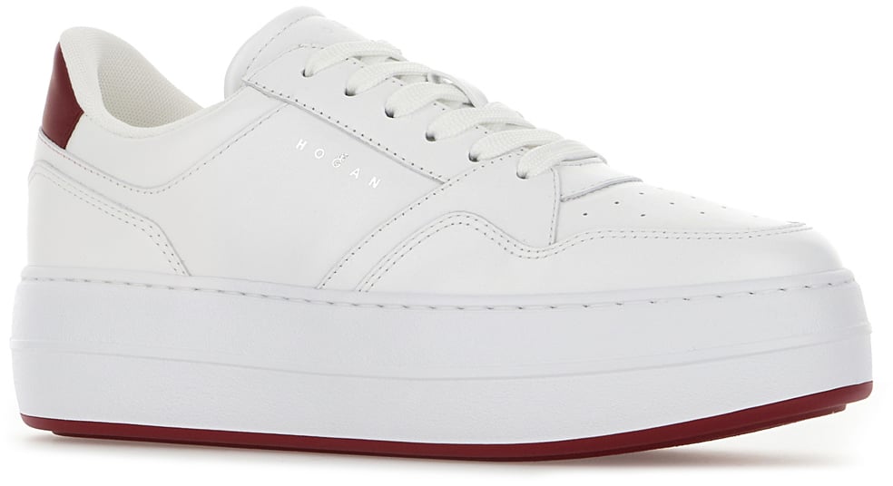 HOGAN HOGAN White leather sneakers Wit