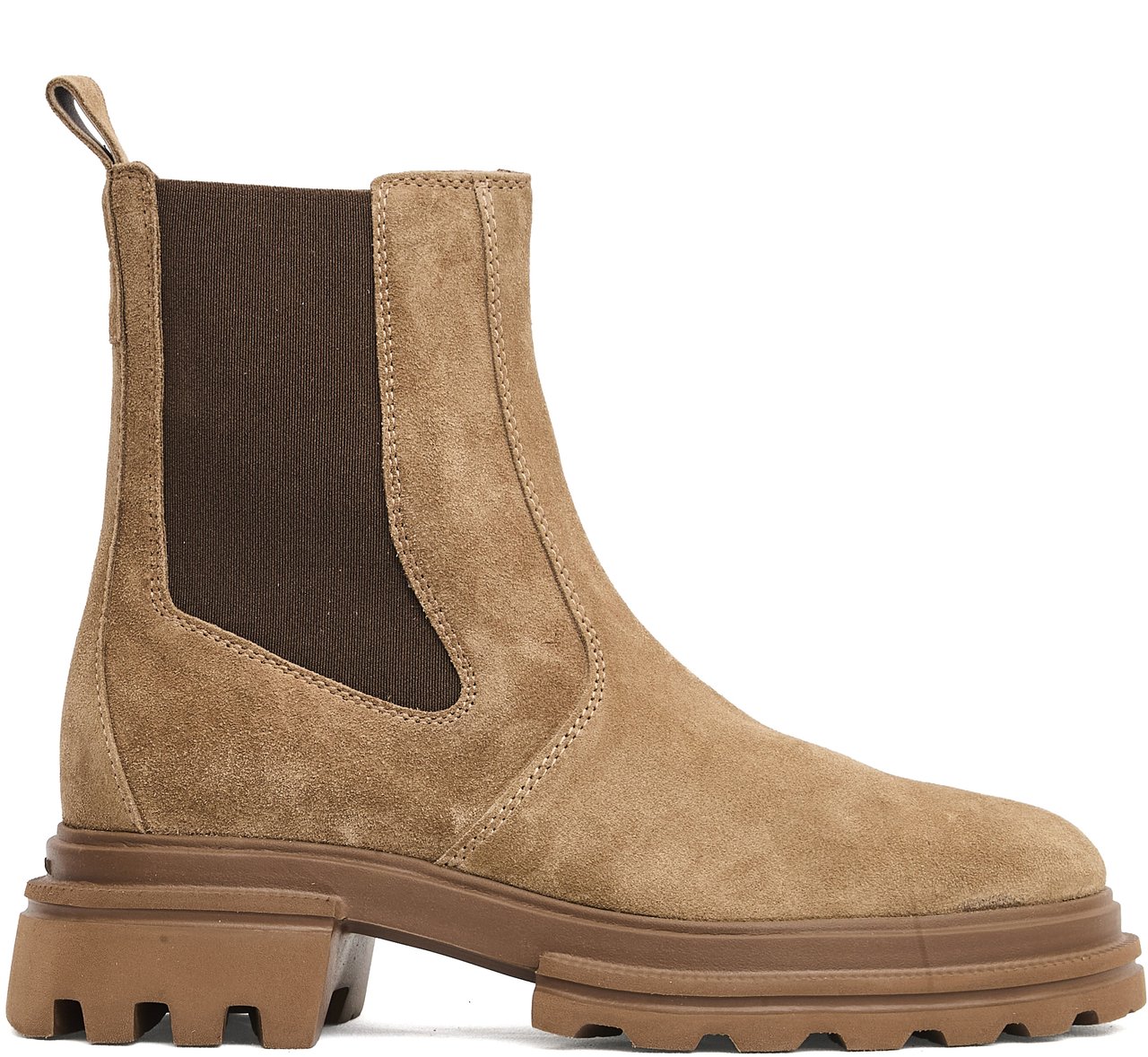 HOGAN Beatles Camoscio Beige Fondo Carroarmato Beige
