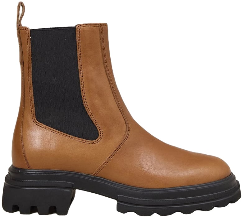 HOGAN Boots Cuoio Scuro Bruin
