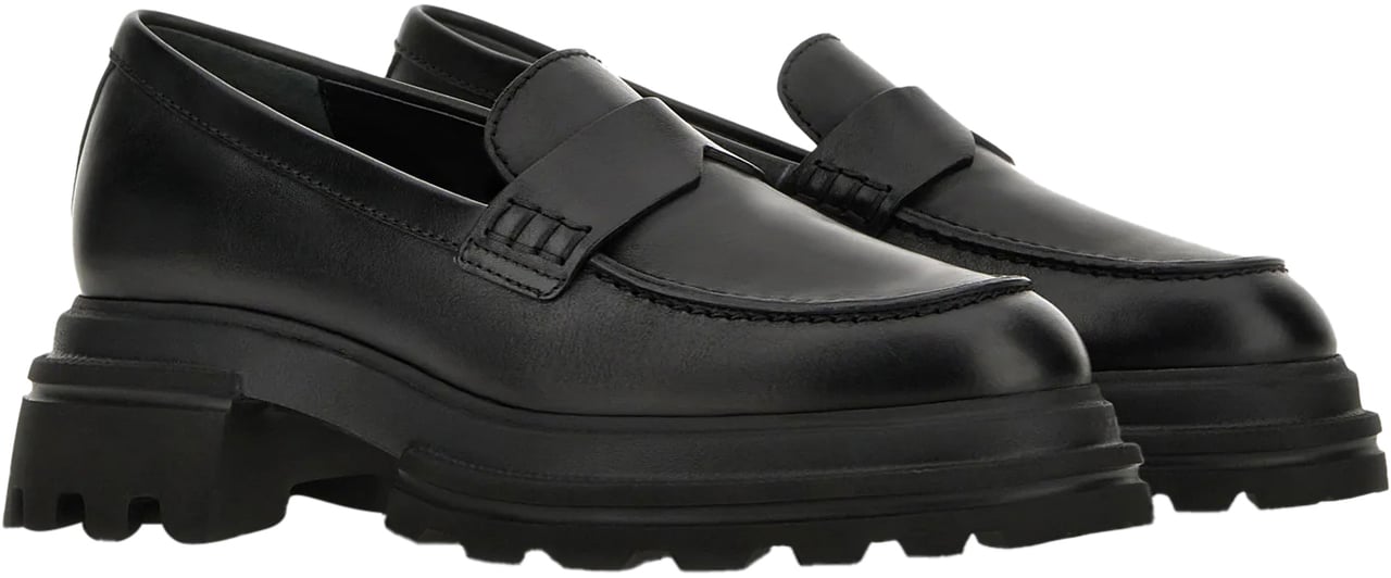 HOGAN Flat Shoes Black Zwart