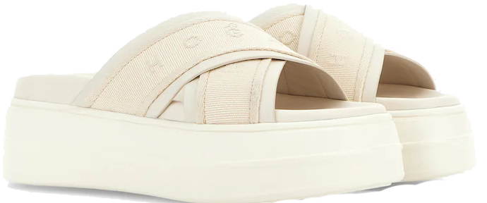 HOGAN Sandals Yogurt Wit