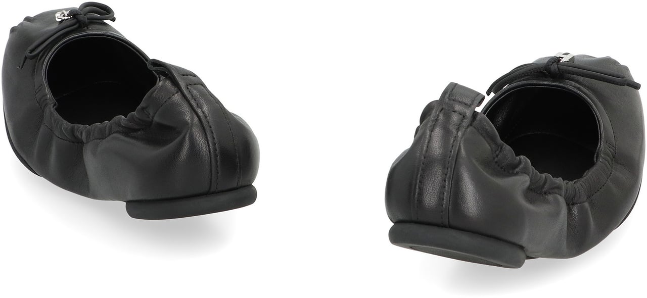 Hogan H684 Leather ballet flats Zwart