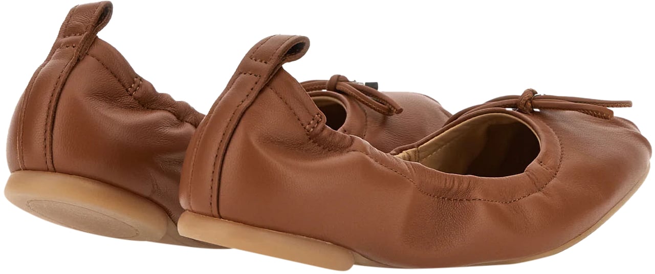 HOGAN Flat Shoes Brown Bruin