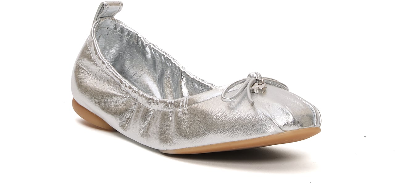 HOGAN Ballerina Pelle Argento Zilver