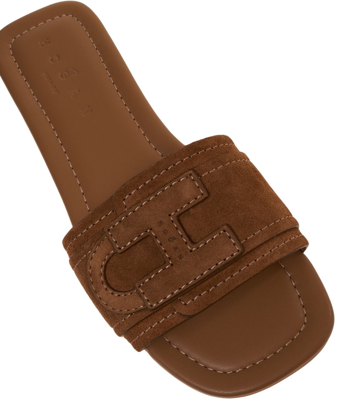 HOGAN Suede sandals Bruin