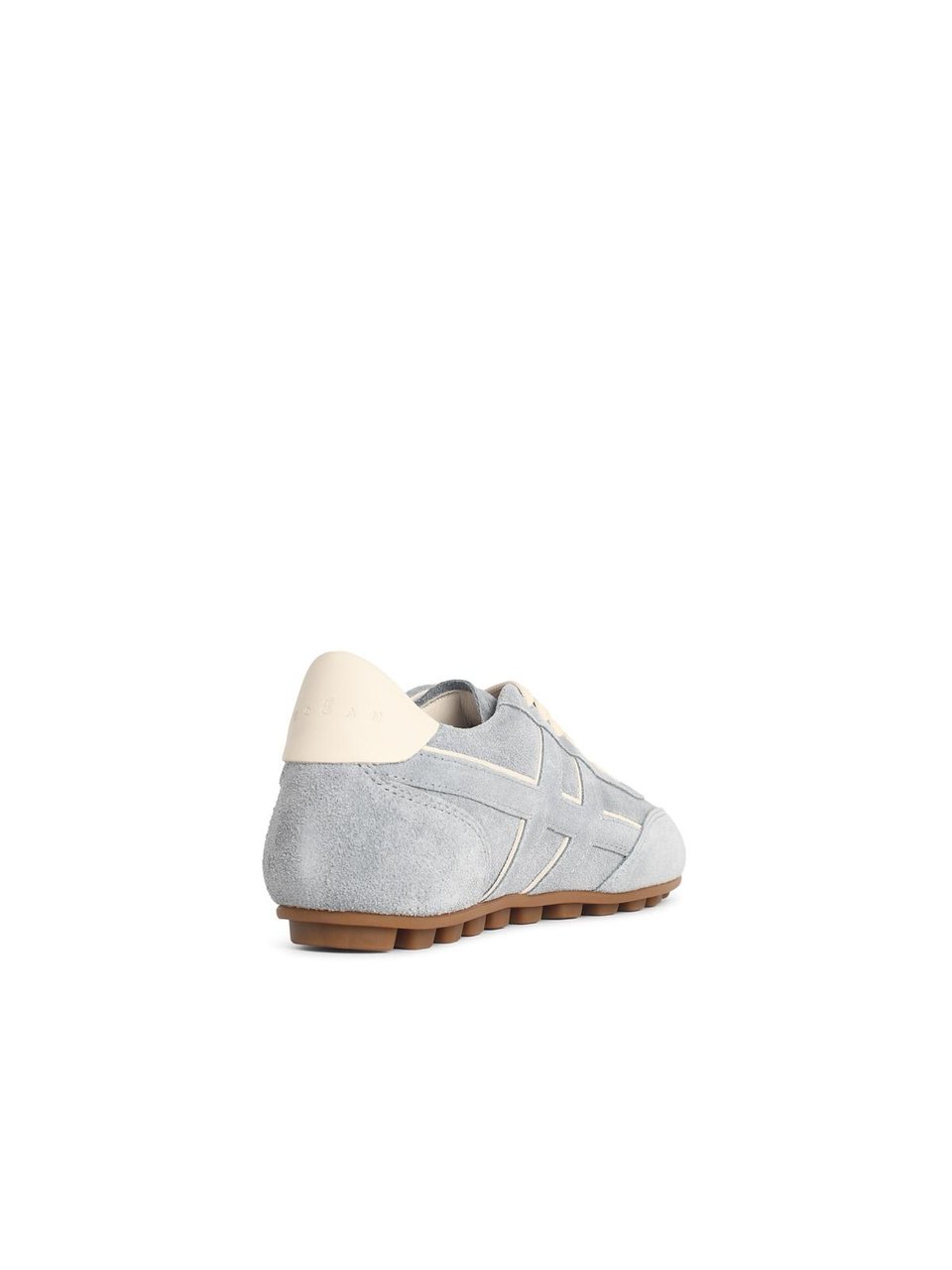 HOGAN 'H693' Light Blue Suede Sneakers Wit