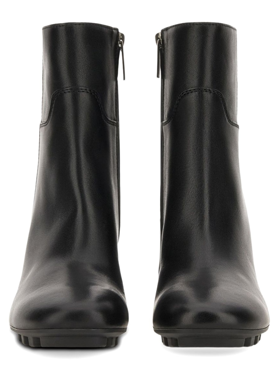 HOGAN Black H695 Calfskin Boots Zwart