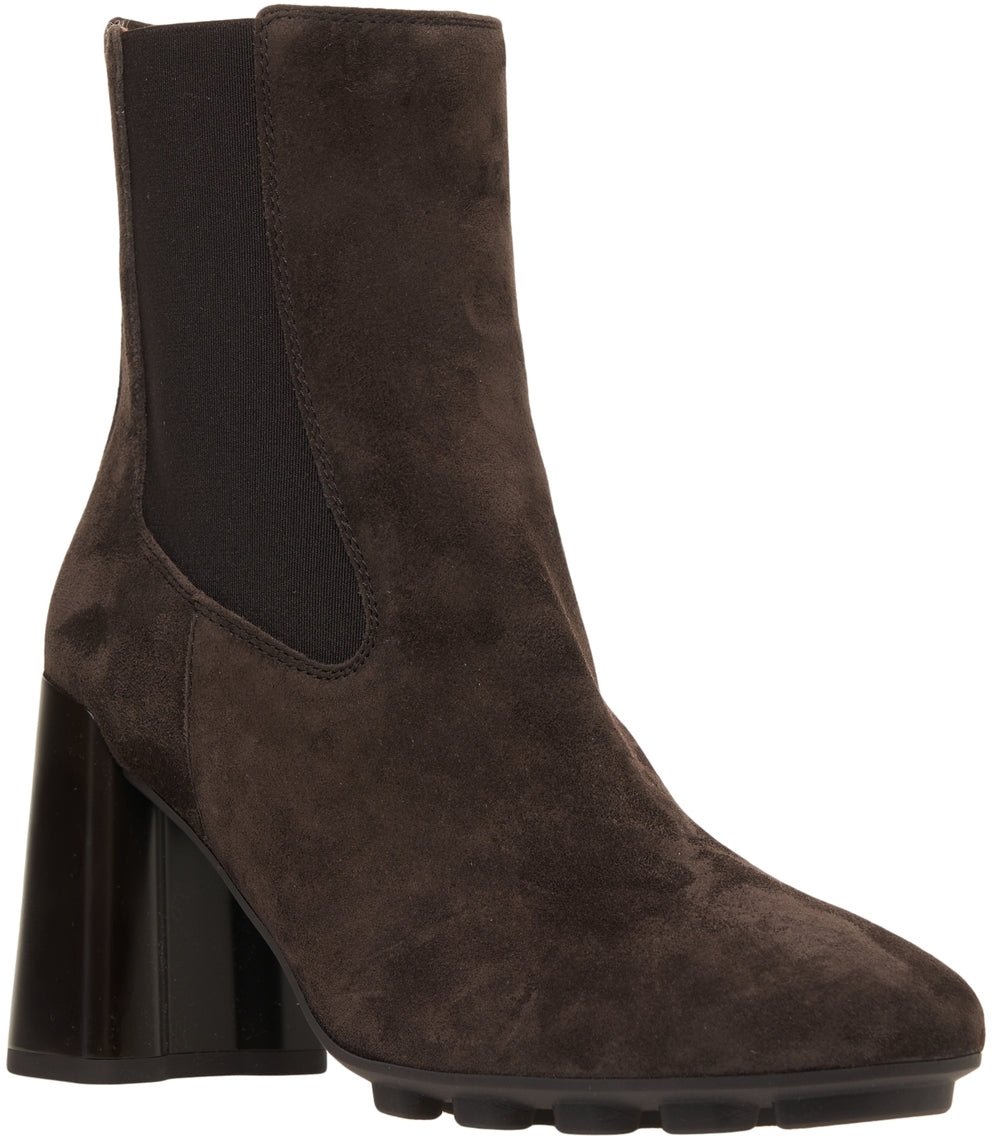 HOGAN Suede Chelsea boots Bruin