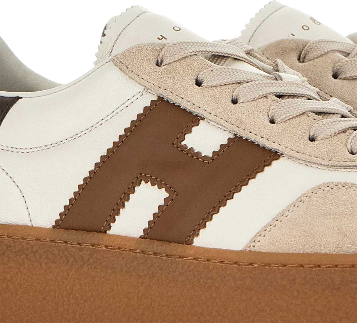 HOGAN Flat Shoes Ivory Wit